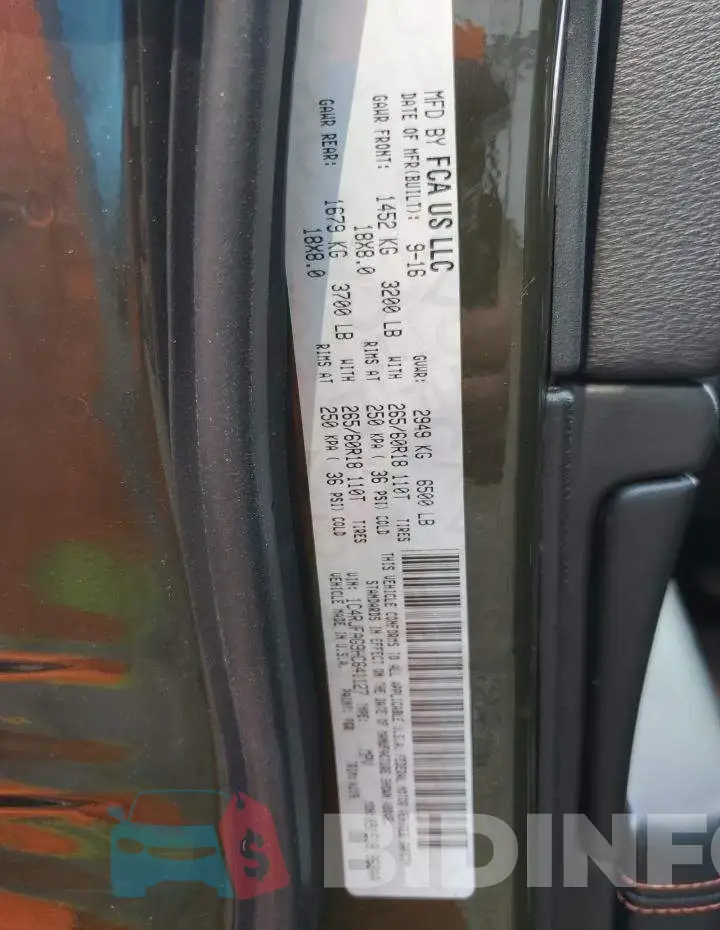1C4RJFAG9HC641127 Photo# 13
