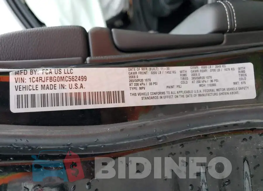 1C4RJFBG0MC562499 Photo# 13