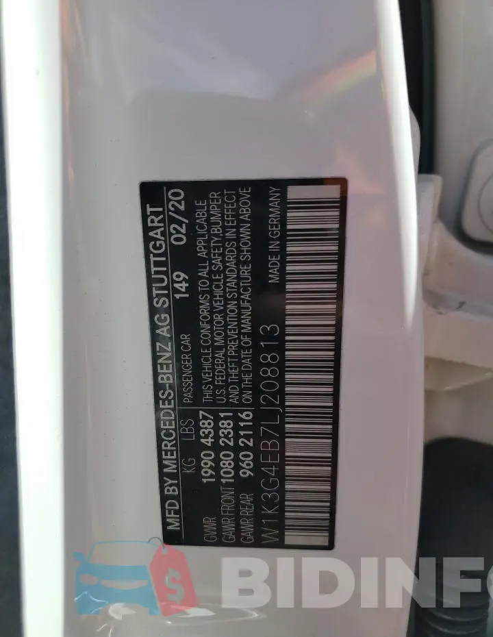 W1K3G4EB7LJ208813 Photo# 13