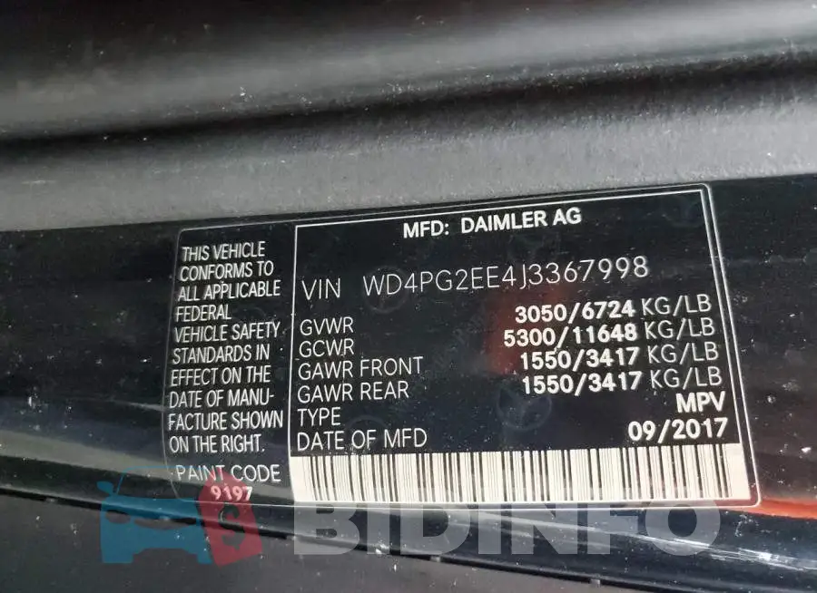 WD4PG2EE4J3367998 Photo# 13