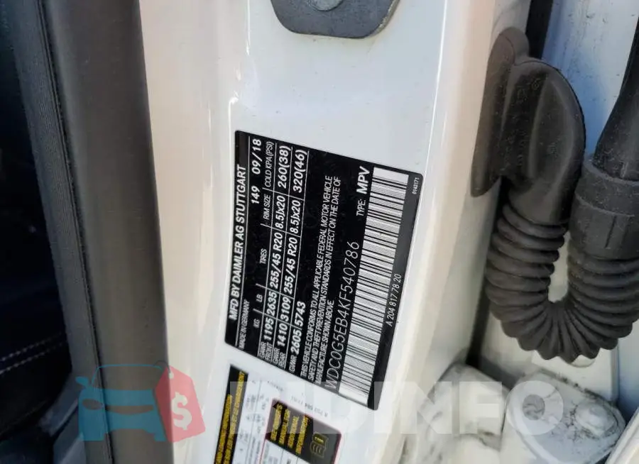 WDC0G5EB4KF540786 Photo# 13