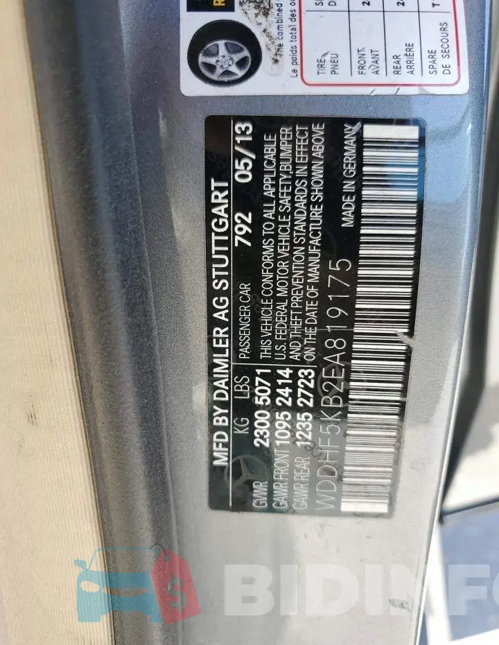 WDDHF5KB2EA819175 Photo# 12