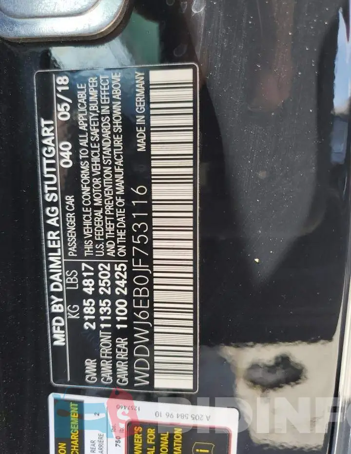 WDDWJ6EB0JF753116 Photo# 12