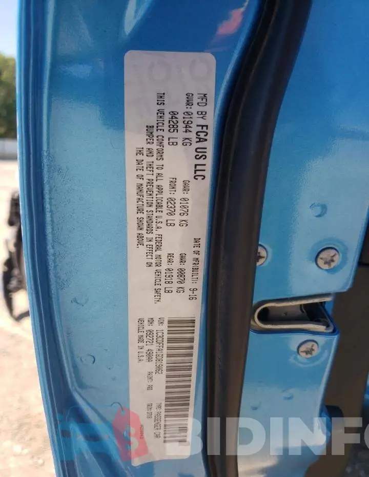 1C3CDFFA1GD819062 Photo# 12