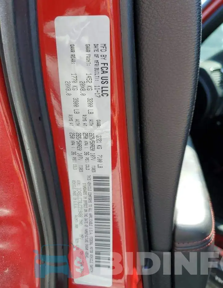 1C4SDJCT8JC219488 Photo# 13