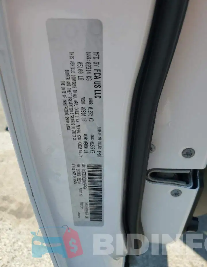 2C3CDXHG2GH292420 Photo# 12