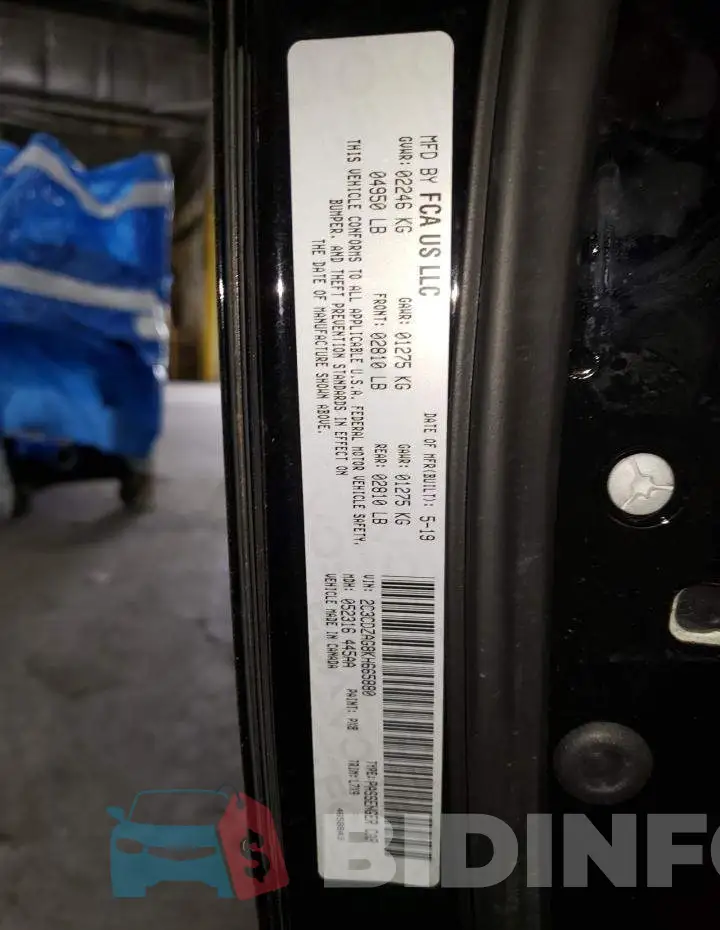 2C3CDZAG8KH665880 Photo# 12