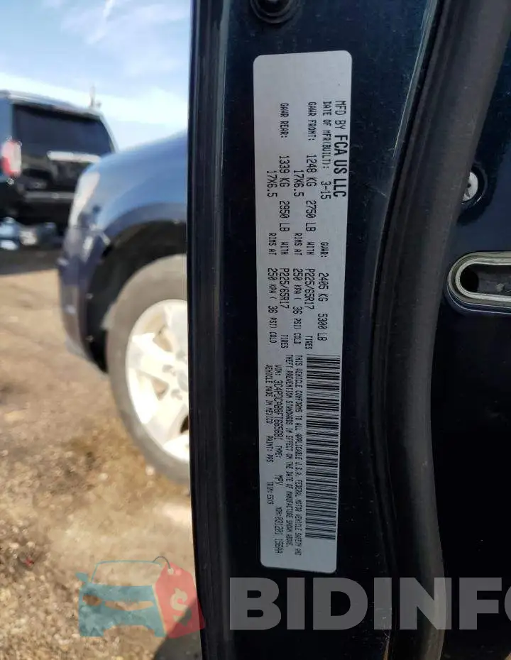 3C4PDCAB8FT665681 Photo# 13