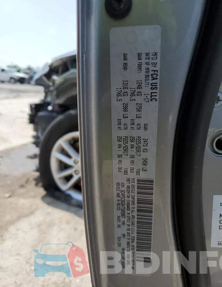 3C4PDCBG6HT589987 Photo# 13