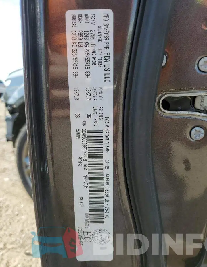 3C4PDDGG8GT142719 Photo# 13