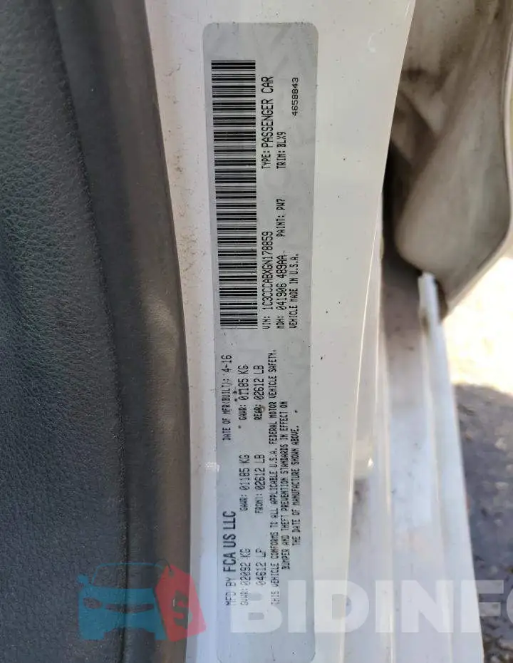 1C3CCCABXGN178859 Photo# 12