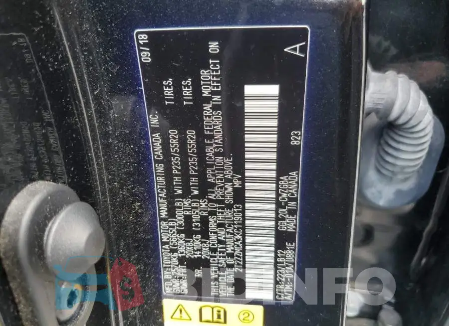 2T2ZZMCA3KC119013 Photo# 12
