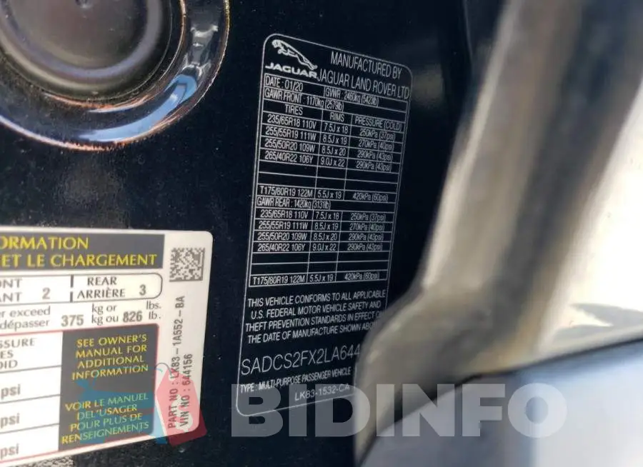 SADCS2FX2LA644156 Photo# 13