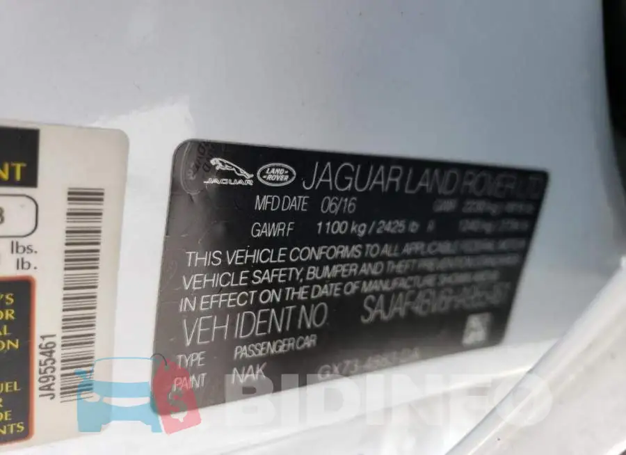 SAJAF4BV6HA955461 Photo# 13