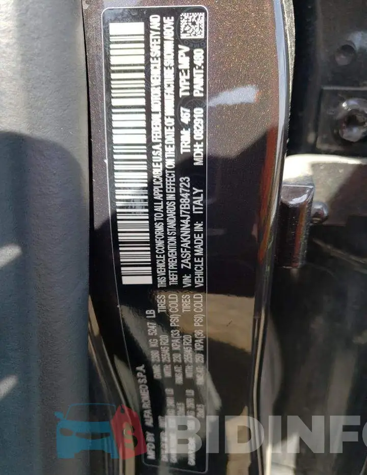 ZASFAKNN4J7B84723 Photo# 13