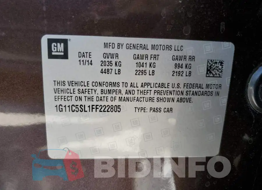 1G11C5SL1FF222805 Photo# 12