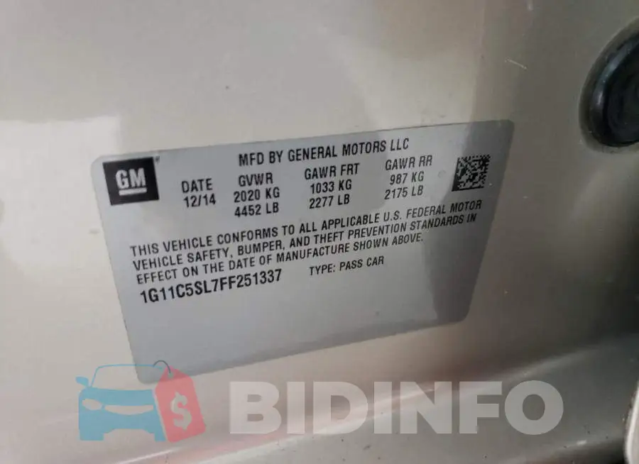 1G11C5SL7FF251337 Photo# 12