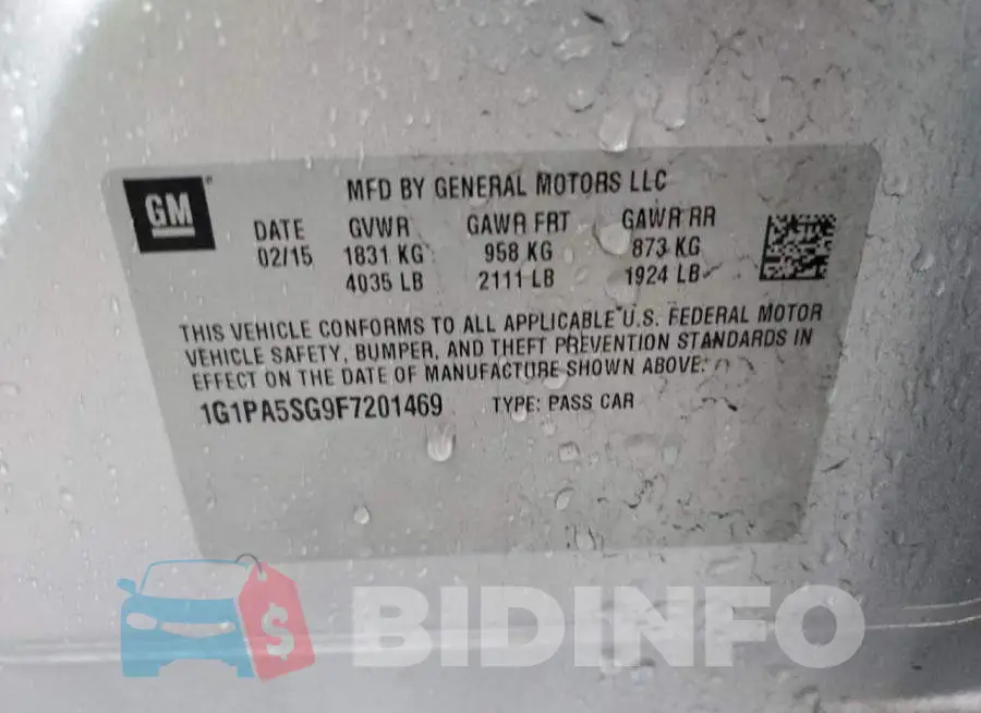 1G1PA5SG9F7201469 Photo# 12
