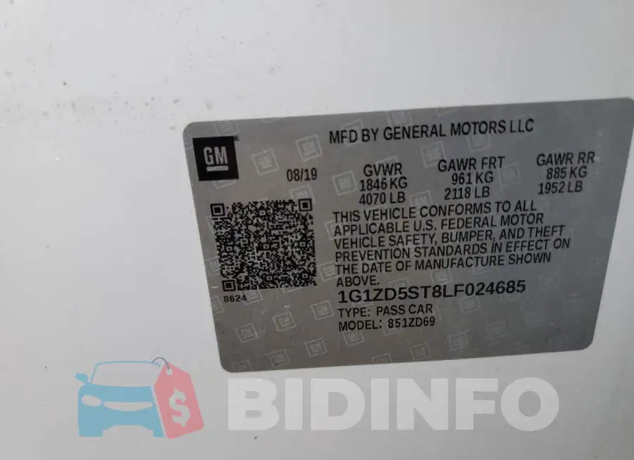 1G1ZD5ST8LF024685 Photo# 12