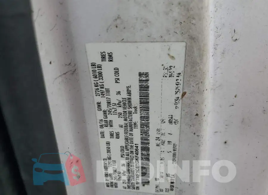 1FTMF1C8XGKF40641 Photo# 12