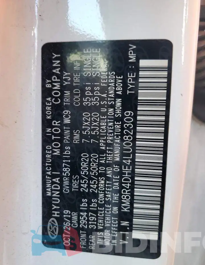 KM8R4DHE4LU082309 Photo# 14