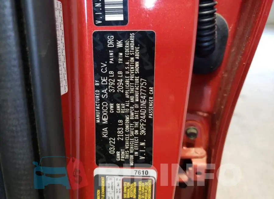 3KPF24AD1NE477757 Photo# 12