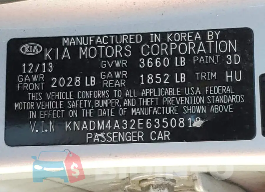 KNADM4A32E6350818 Photo# 12
