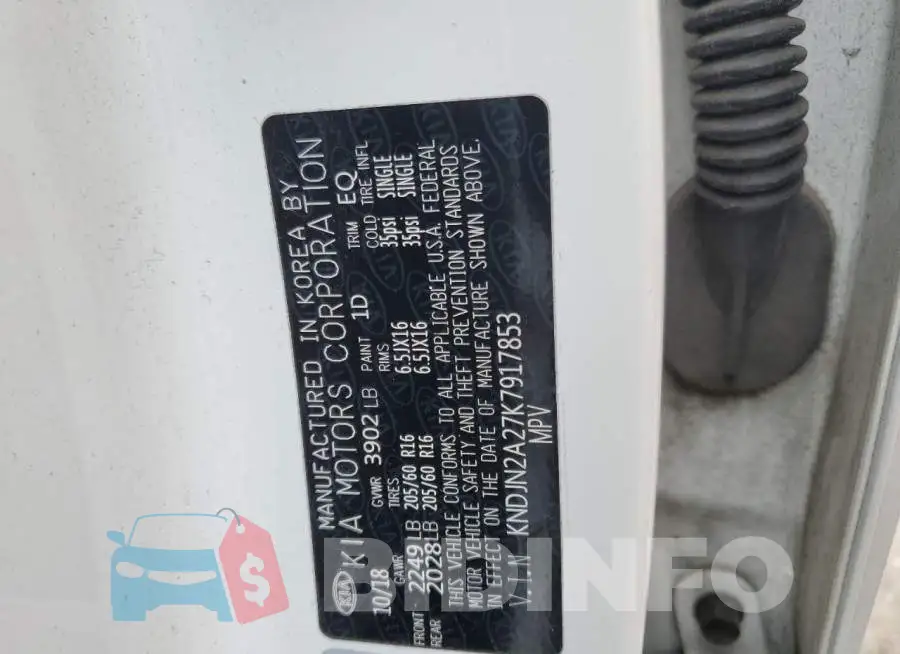 KNDJN2A27K7917853 Photo# 12