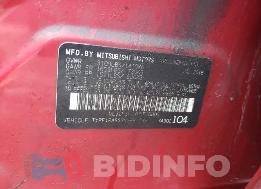 ML32F3FJXHHF10805 Photo# 12
