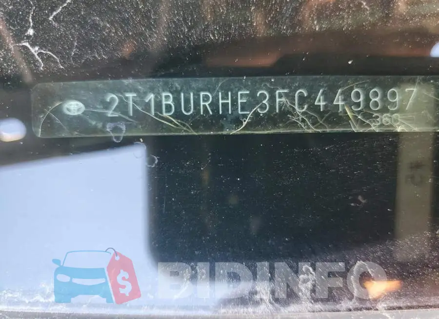 2T1BURHE3FC449897 Photo# 12