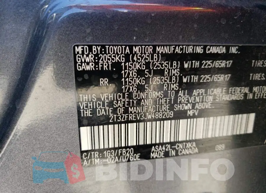 2T3ZFREV3JW488209 Photo# 13