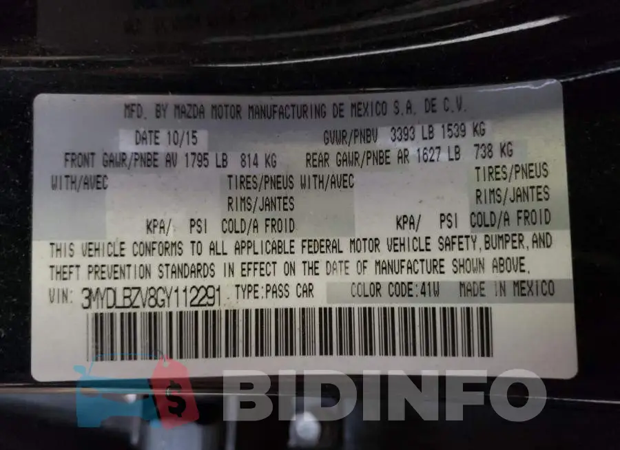 3MYDLBZV8GY112291 Photo# 12