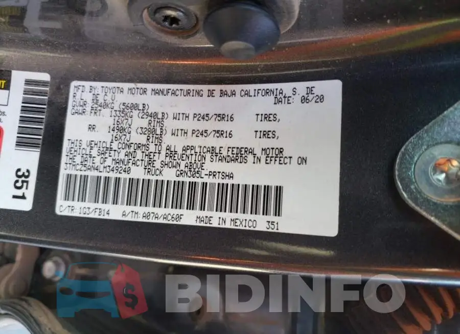 3TMCZ5AN4LM349240 Photo# 12