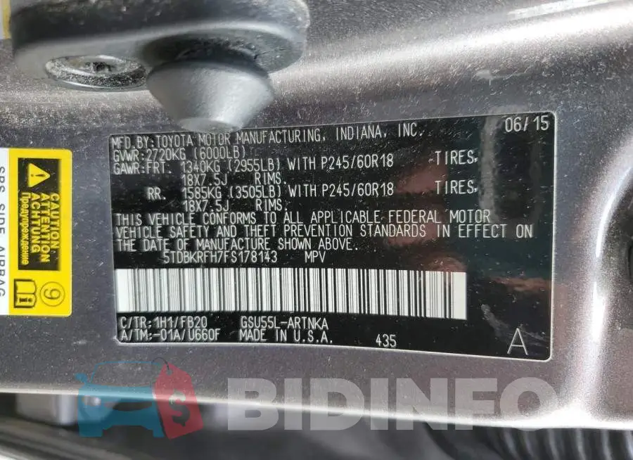 5TDBKRFH7FS178143 Photo# 12