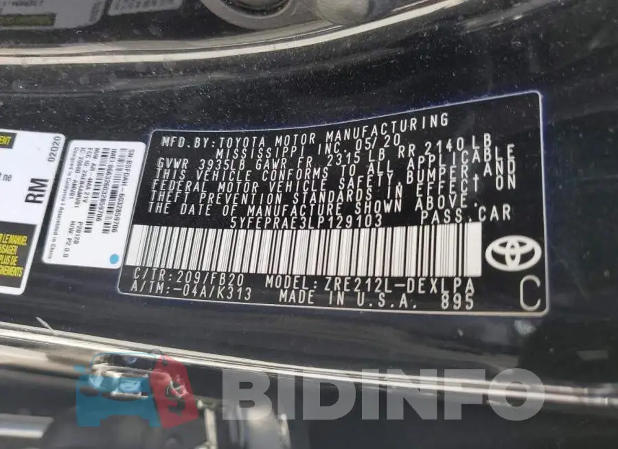 5YFEPRAE3LP129103 Photo# 12