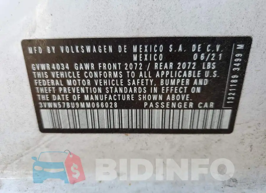 3VWN57BU9MM066028 Photo# 12