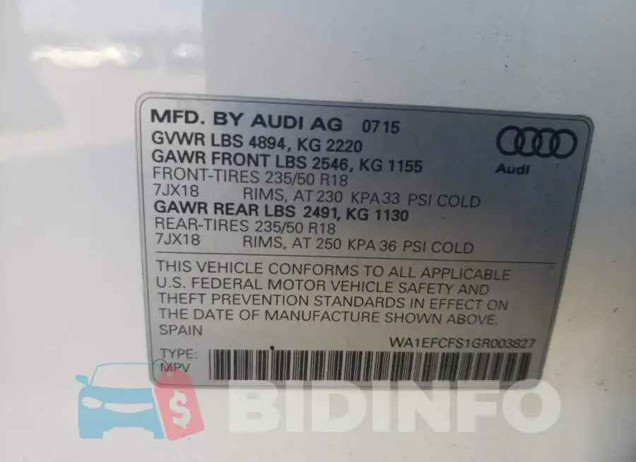 WA1EFCFS1GR003827 Photo# 12