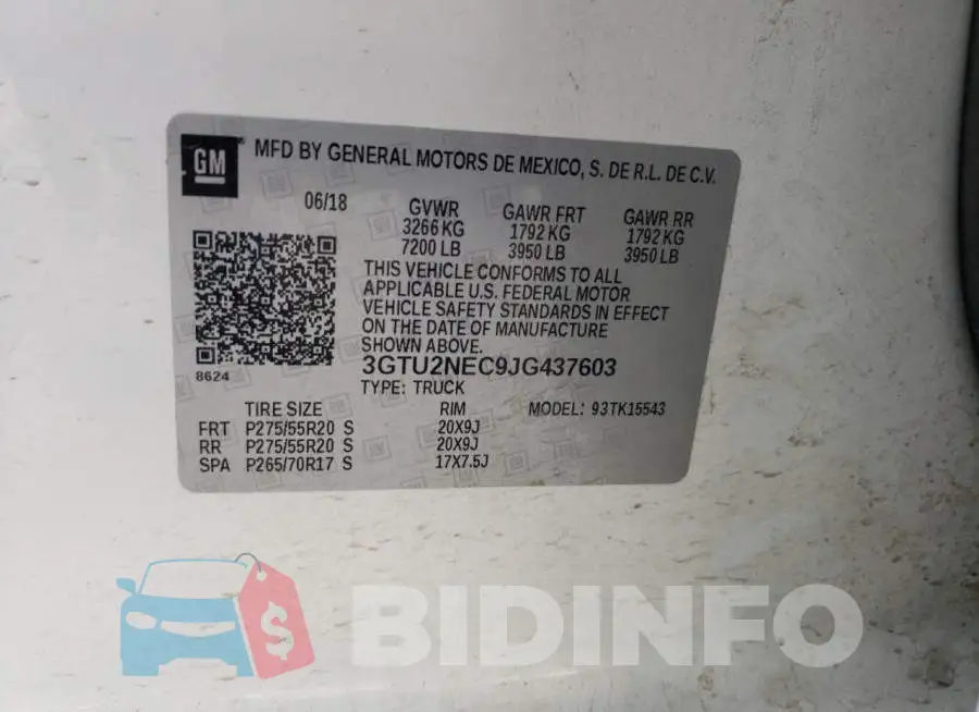3GTU2NEC9JG437603 Photo# 12
