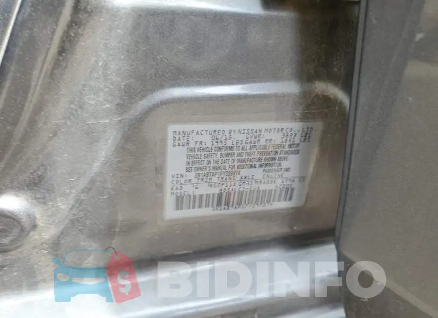 3N1AB7AP1FY299874 Photo# 12