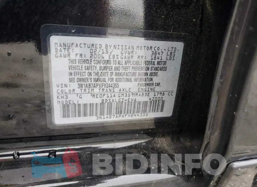 3N1AB7APXFY244355 Photo# 12