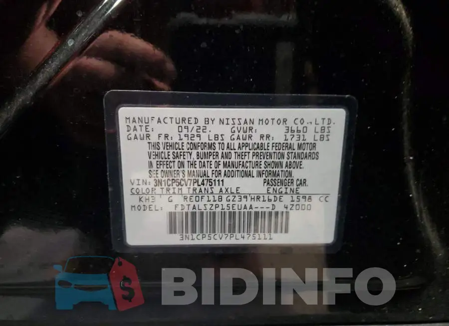 3N1CP5CV7PL475111 Photo# 12