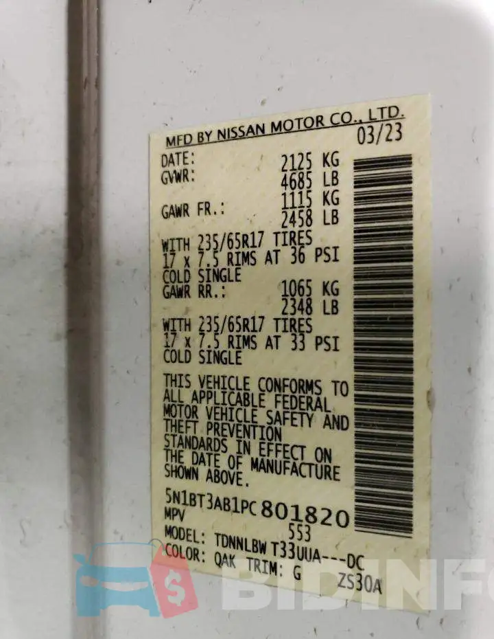 5N1BT3AB1PC801820 Photo# 12