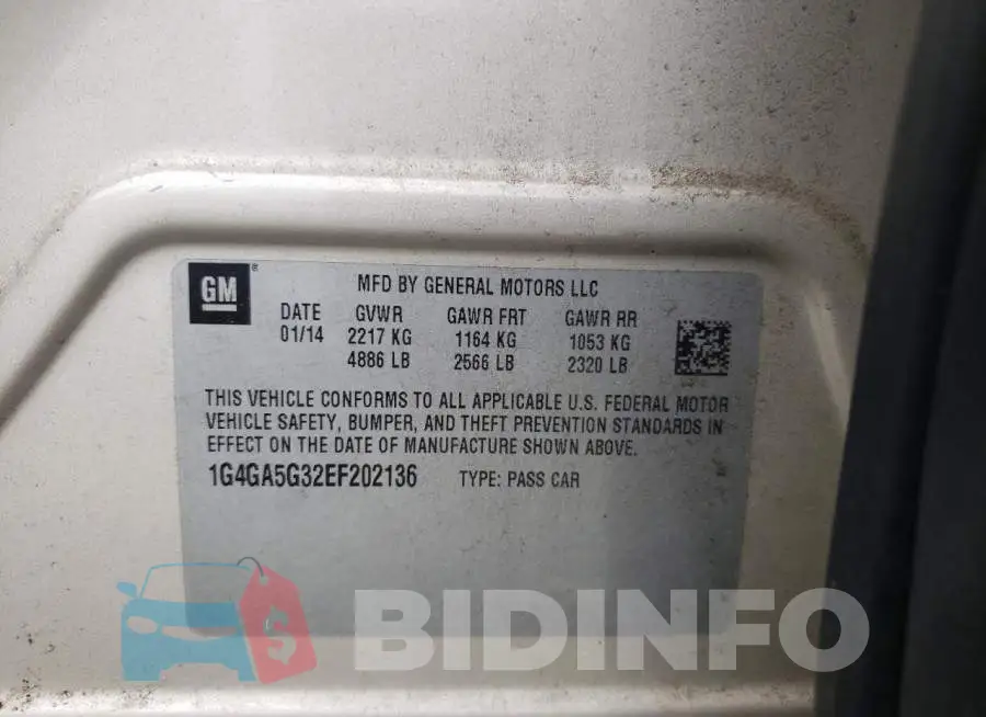 1G4GA5G32EF202136 Photo# 12