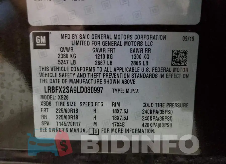 LRBFX2SA9LD080997 Photo# 14