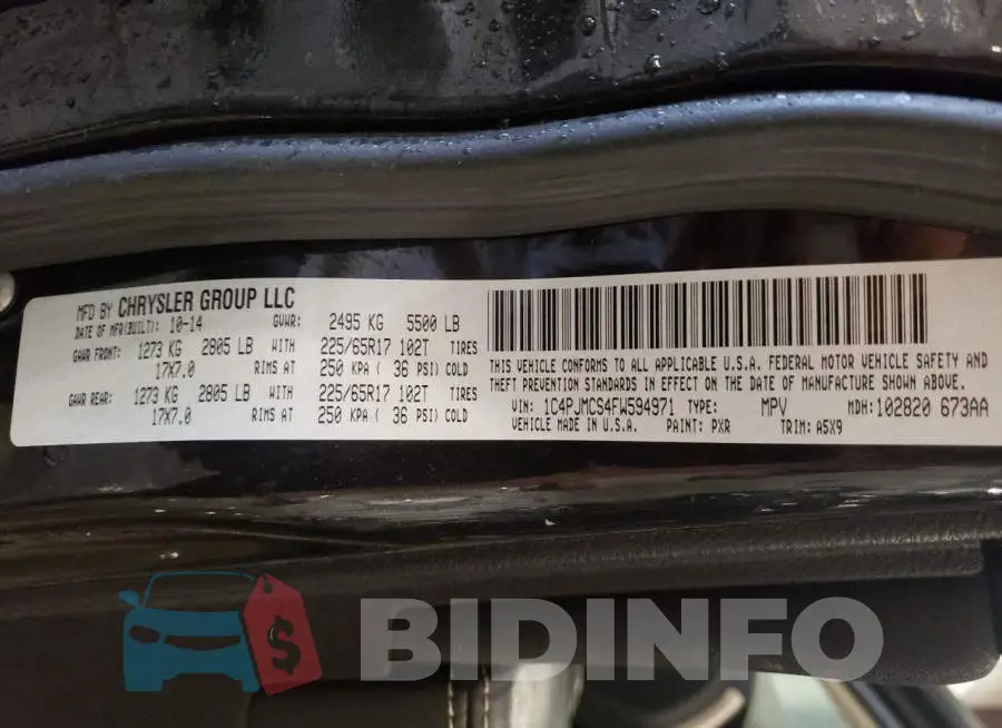1C4PJMCS4FW594971 Photo# 12