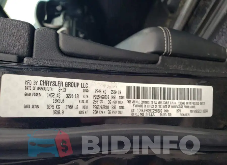 1C4RJFBG6EC258806 Photo# 12