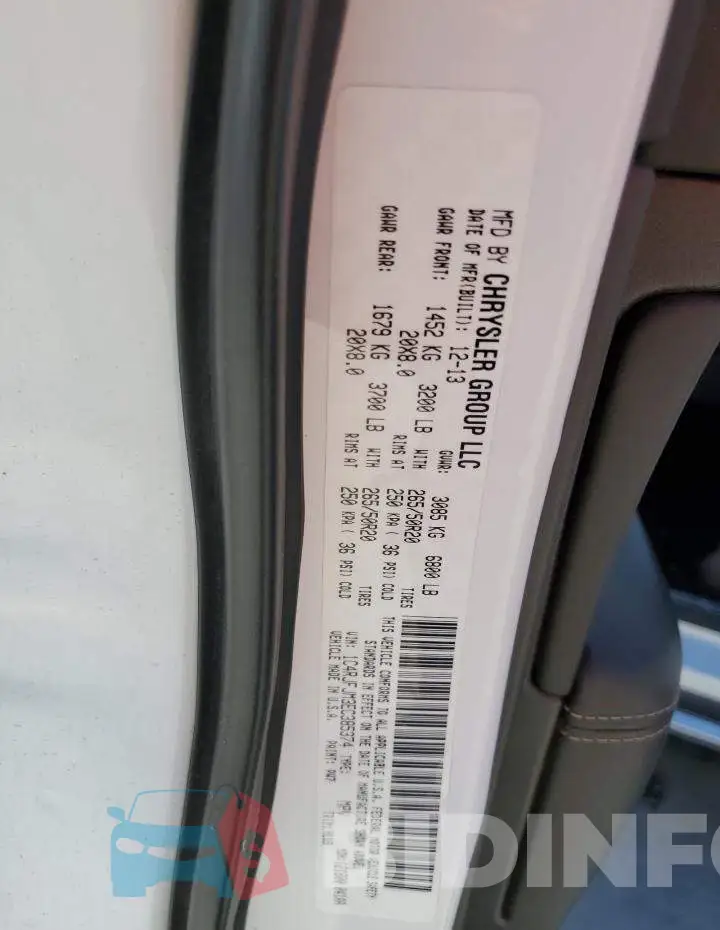 1C4RJFJM3EC385374 Photo# 12