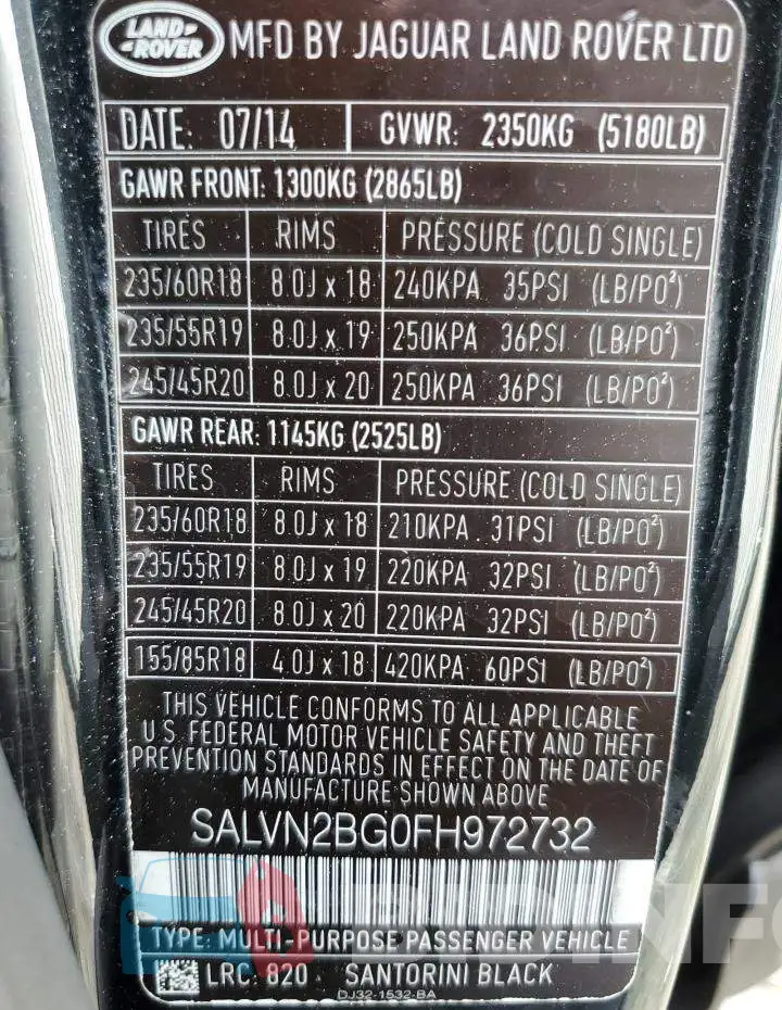 SALVN2BG0FH972732 Photo# 13