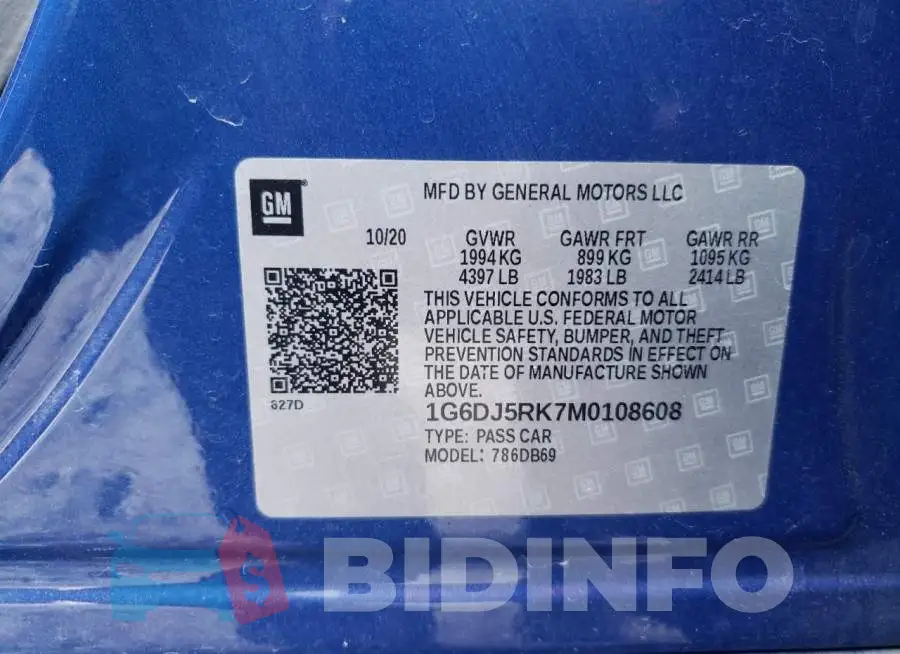1G6DJ5RK7M0108608 Photo# 12