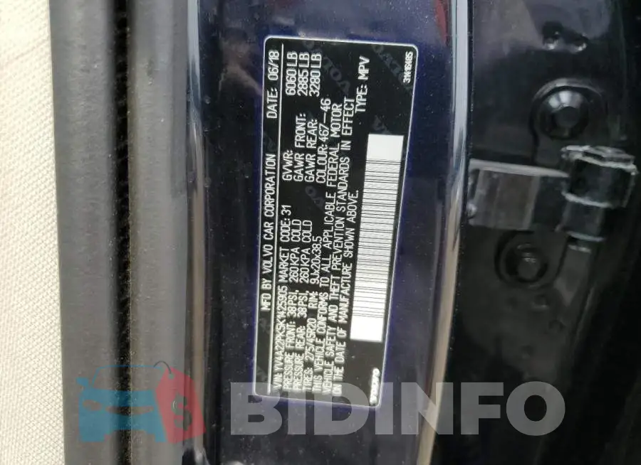 LVY982MK7JP031898 Photo# 13